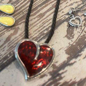 *Lia Sophia* Heart Rope Necklace
